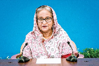 ब्रिक्स सम्मेलन में शामिल नहीं होने का रहमान का फैसला बांग्लादेश के हितों के खिलाफ : हसीना